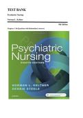 TEST BANK&lowbar;&lowbar;Psychiatric Nursing 8th Edition by Norman L&period; Keltner &comma; ISBN&colon; 9780323479516 &vert;All Chapters Verified&vert; Guide A&plus;