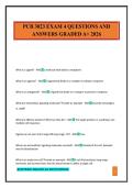 PCB 3023 EXAM 4 QUESTIONS AND ANSWERS GRADED A&plus; 2026