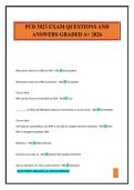 PCB 3023 EXAM QUESTIONS AND ANSWERS GRADED A&plus; 2026