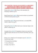ITLS CHAPTER 2&colon; TRAUMA MANAGEMENT & ASSESSMENT  QUESTIONS AND CORRECT DETAILED ANSWERS  &lpar;VERIFIED ANSWERS&rpar; &vert;ALREADY GRADED A&plus;&vert;&vert;BRAND NEW