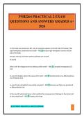 PNB2264 PRACTICAL 2 EXAM QUESTIONS AND ANSWERS GRADED A&plus; 2026