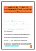 PSYC 1111 TRU FINAL EXAM QUESTIONS AND ANSWERS GRADED A&plus; 2026