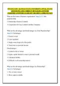 FINANCE 450 - KANSAS STATE UNIVERSITY &lpar;FINAL EXAM&rpar;  QUESTIONS AND CORRECT DETAILED ANSWERS  &lpar;VERIFIED ANSWERS&rpar; &vert;ALREADY GRADED A&plus;&vert;&vert;BRAND NEW