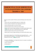 QMB3302 FINAL EXAM&comma; QMB3302 FINAL UF EXAM QUESTIONS AND ANSWERS GRADED A&plus; 2026