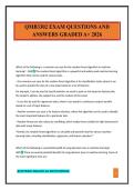QMB3302 EXAM QUESTIONS AND ANSWERS GRADED A&plus; 2026