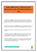 RSED 3000 EXAM 1 AUBURN EXAM QUESTIONS AND ANSWERS GRADED A&plus; 2026