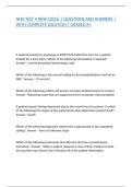 NHA TEST 4 NEW &lpar;2026&rpar; &vert; QUESTIONS AND ANSWERS &vert; WITH COMPLETE SOLUTION &vert; GRADED A&plus;
