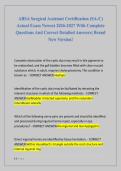 ABSA Surgical Assistant Certification &lpar;SA-C&rpar;  Actual Exam Newest 2026-2027 With Complete  Questions And Correct Detailed Answers&vert; Brand  New Version&excl; 