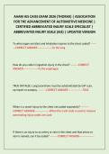 AAAM AIS CAISS EXAM 2026 &lpar;THORAX&rpar; &vert; ASSOCIATION FOR THE ADVANCEMENT OF AUTOMOTIVE MEDICINE &vert; CERTIFIED ABBREVIATED INJURY SCALE SPECIALIST &vert; ABBREVIATED INJURY SCALE &lpar;AIS&rpar; &vert; UPDATED VERSION