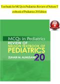 TEST BANK FOR NELSON PEDIATRICS REVIEW&lpar;MCQS&rpar; 19 EDITION