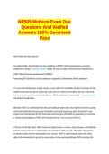 NR509 Midterm Exam Due Questions And Verified Answers 100&percnt; Guaranteed Pass