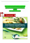 Test Bank for Nutritional Foundations and Clinical Applications&colon; A Nursing Approach&comma; 8th Edition by Grodner&comma; Escott-Stump & Dorner &vert; ISBN&colon; 9780323810241 &vert; Verified Chapters 1-20 Complete &vert; A&plus; Grade &vert; Downloadable PDF