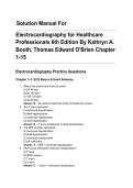 Solution Manual For Electrocardiography for Healthcare Professionals 6th Edition By Kathryn A&period; Booth&comma; Thomas Edward O-Brien Chapter 1-15&period;pdf