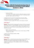 NSG552 &sol; NSG 552 Psychopharmacology Exam 2&vert; Actual Questions and Answers Latest Updated 2026&sol;2027 &lpar;Graded A&plus;&rpar;- Wilkes