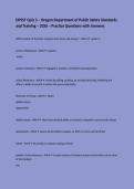 DPSST Quiz 3 &ndash; Oregon Department of Public Safety Standards and Training &ndash; 2026 &ndash; Practice Questions with Answers