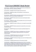 FCLE Court 2026&sol;2027 Study Review