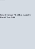 Test Bank for Pathophysiology 7th Edition by Jacquelyn L&period; Banasik &ndash; Updated Latest 2025&ndash;2026 Complete Academic Review Resource&period; Full Chapter-by-Chapter Practice Questions with Verified Answers and Rationales for Exam Readiness&period; Reliable Study Companion fo