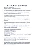 FCLE 2026&sol;2027 Exam Review