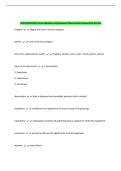 HESI A2 BIOLOGY Exam Questions and Answers&vert; New Update