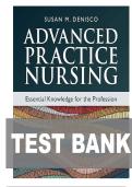 TEST BANK FOR Advanced Practice Nursing&colon; Essential Knowledge for the Profession 5th Edition by Susan M&period; DeNisco ISBN&colon; 978-1284264661 COMPLETE GUIDE ALL CHAPTERS COVERED 100&percnt; VERIFIED A&plus; GRADE ASSURED&excl;&excl;&excl;&excl;NEW LATEST UPDATE&excl;&excl;&excl;&excl;&excl;