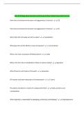 Hesi A2 Biology Exam Questions and Answers&vert; New Update