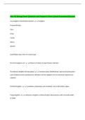 Hesi A2 Biology Exam Questions and Answers&vert; New Update 