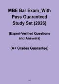 MBE Bar Exam Pass Guaranteed Study Set 2026 PDF &ndash; Complete Multistate Bar Exam Prep