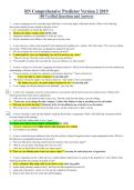 RN Comprehensive Predictor Version 2 &lpar;2019&rpar; &ndash; 180 Verified Questions & Answers PDF