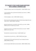 PCT KAHOOT STUDY GUIDE EXAM QUESTIONS WITH CORRECT ANSWERS 2026