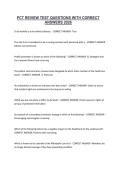 PCT REVIEW TEST QUESTIONS WITH CORRECT ANSWERS 2026