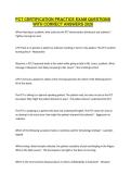 PCT CERTIFICATION PRACTICE EXAM QUESTIONS WITH CORRECT ANSWERS 2026