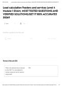 Load calculation Feeders and services Level 4 Module 1 EXAM&comma; MOST TESTED QUESTIONS AND VERIFIED SOLUTIONS&sol;GET IT 100&percnt; ACCURATE&excl;&excl; 2026&excl;&excl;