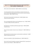 AMCA PCT CERTIFICATION EXAM STUDY GUIDE QUESTIONS WITH CORRECT ANSWERS 2026