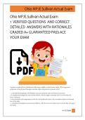 Ohio MPJE Sullivan Actual Exam 1 VERIFIED QUESTIONS AND CORRECT DETAILED ANSWERS WITH RATIONALES GRADED A&plus; GUARANTEED PASS ACE YOUR EXAM