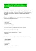 EDapt-Advanced Pathophysiology eDapt COPD Test Questions Fully Solved&period;