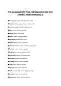 NYS CIC MANDATORY FINAL TEST 2026 QUESTIONS WITH CORRECT ANSWERS GRADED A&plus;
