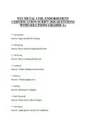 NYS METAL COIL ENDORSEMENT COMPREHENSIVE STUDY GUIDE 2026 FULL QUESTIONS AND SOLUTIONS GRADED A&plus;
