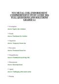NYS METAL COIL ENDORSEMENT CERTIFICATION SCRIPT 2026 QUESTIONS WITH SOLUTIONS GRADED A&plus;