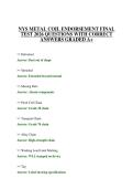 NYS METAL COIL ENDORSEMENT FINAL TEST 2026 QUESTIONS WITH CORRECT ANSWERS GRADED A&plus;