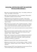 OACIQ FINAL CERTIFICATION SCRIPT 2026 QUESTIONS WITH SOLUTIONS GRADED A&plus;