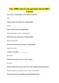 Nurs 2000 Latest Exam questions Solved 100&percnt; Correct