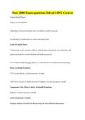 Nurs 2000 Exam-questions Solved 100&percnt; Correct