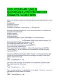 RECL 1P90 EXAM &lpar;QUIZ 3&rpar; QUESTIONS & VERIFIED CORRECT ANSWERS PASSED 100&percnt;