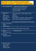 SECTION 11 CPSI COURSE QUESTIONS & VERIFIED CORRECT ANSWERS PASSED 100&percnt;