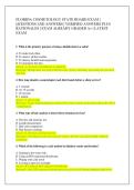 FLORIDA COSMETOLOGY STATE BOARD EXAM &vert;  QUESTIONS AND ANSWERS &vert; VERIFIED ANSWERS PLUS  RATIONALES &vert; EXAM ALREADY GRADED A&plus; &vert; LATEST  EXAM 