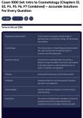 Cosm 1000 Set&colon; Intro to Cosmetology &lpar;Chapters S1&comma; S2&comma; F4&comma; F5&comma; F6&comma; F7 Combined&rpar; &ndash; Accurate Solutions For Every Question