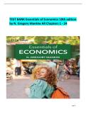 Test Bank for Essentials of Economics&comma; 10th Edition by N&period; Gregory Mankiw &vert; Verified Chapters 1-24 Complete &vert; A&plus; Grade &vert; Downloadable PDF
