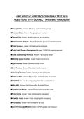 ONE YIELD V2 CERTIFICATION FINAL TEST 2026 QUESTIONS WITH CORRECT ANSWERS GRADED A&plus;