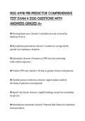 NSG 6998 PRE-PREDICTOR COMPREHENSIVE TEST EXAM 4 2026 QUESTIONS WITH ANSWERS GRADED A&plus;