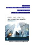 SOLUTION MANUAL Construction Accounting and Financial Management Fourth Edition Steven J Peterson Complete Chapters 1-18 Latest Version 2026 ISBN 9780137526604 A&plus;